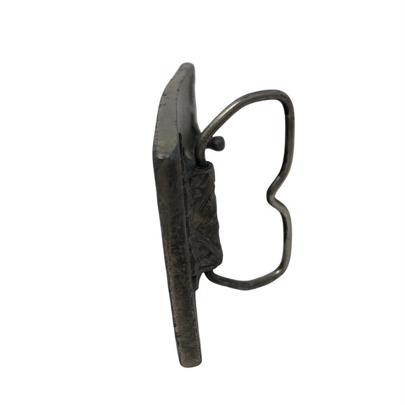 Bergamot Brass Works 1977 Vintage ELK MOOSE Belt Buckle USA Made Hunter - Picture 4 of 12